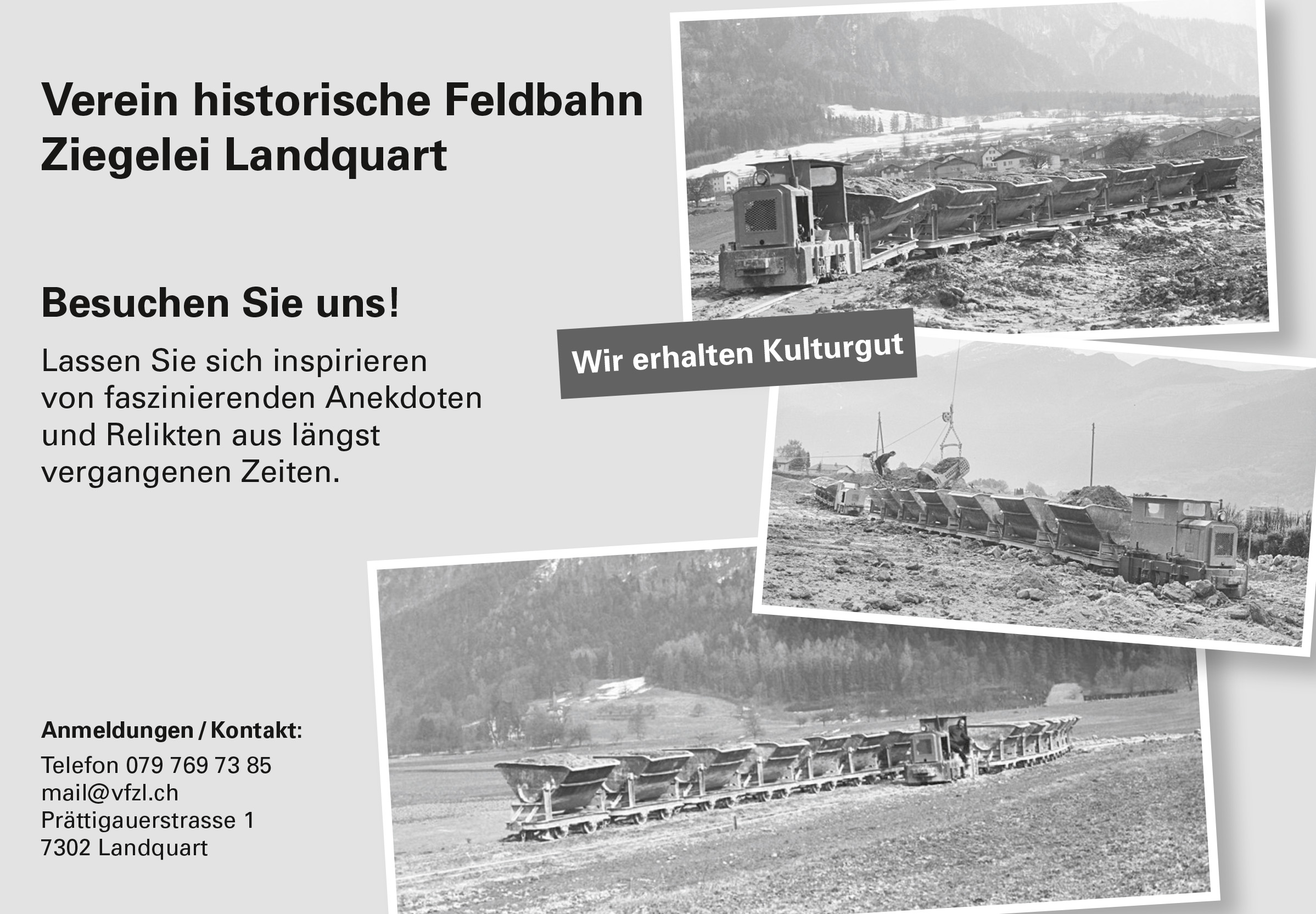 Verein historische Feldbahn Ziegelei Landquart (VFZL)
